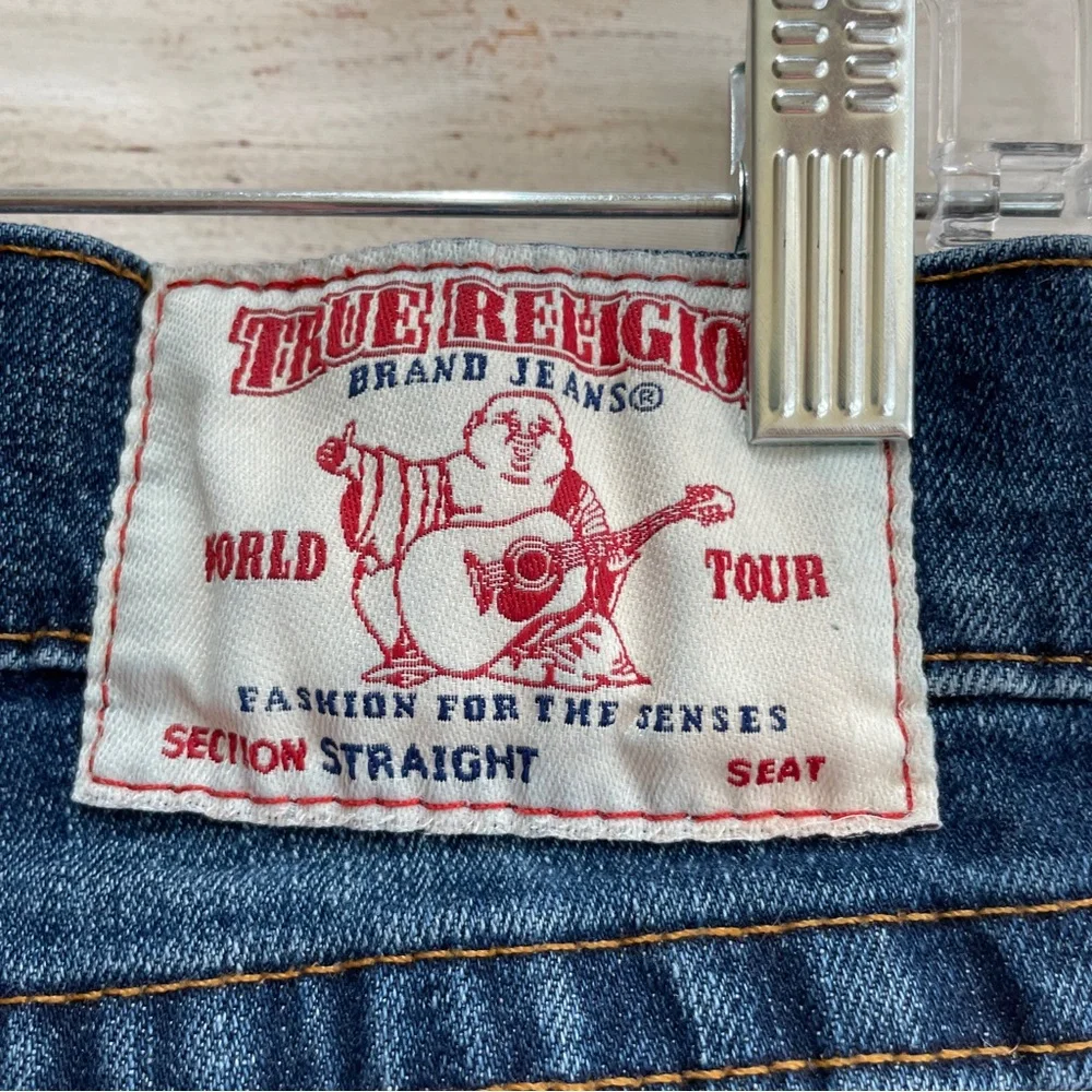 TRUE RELIGION STRAIGHT‎ FLAP JEANS